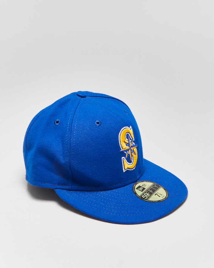 Vintage New Era 59Fifty San Jose Mariners Made In USA MLB Official On Field Fitted Baseball Cap - 7 1/8