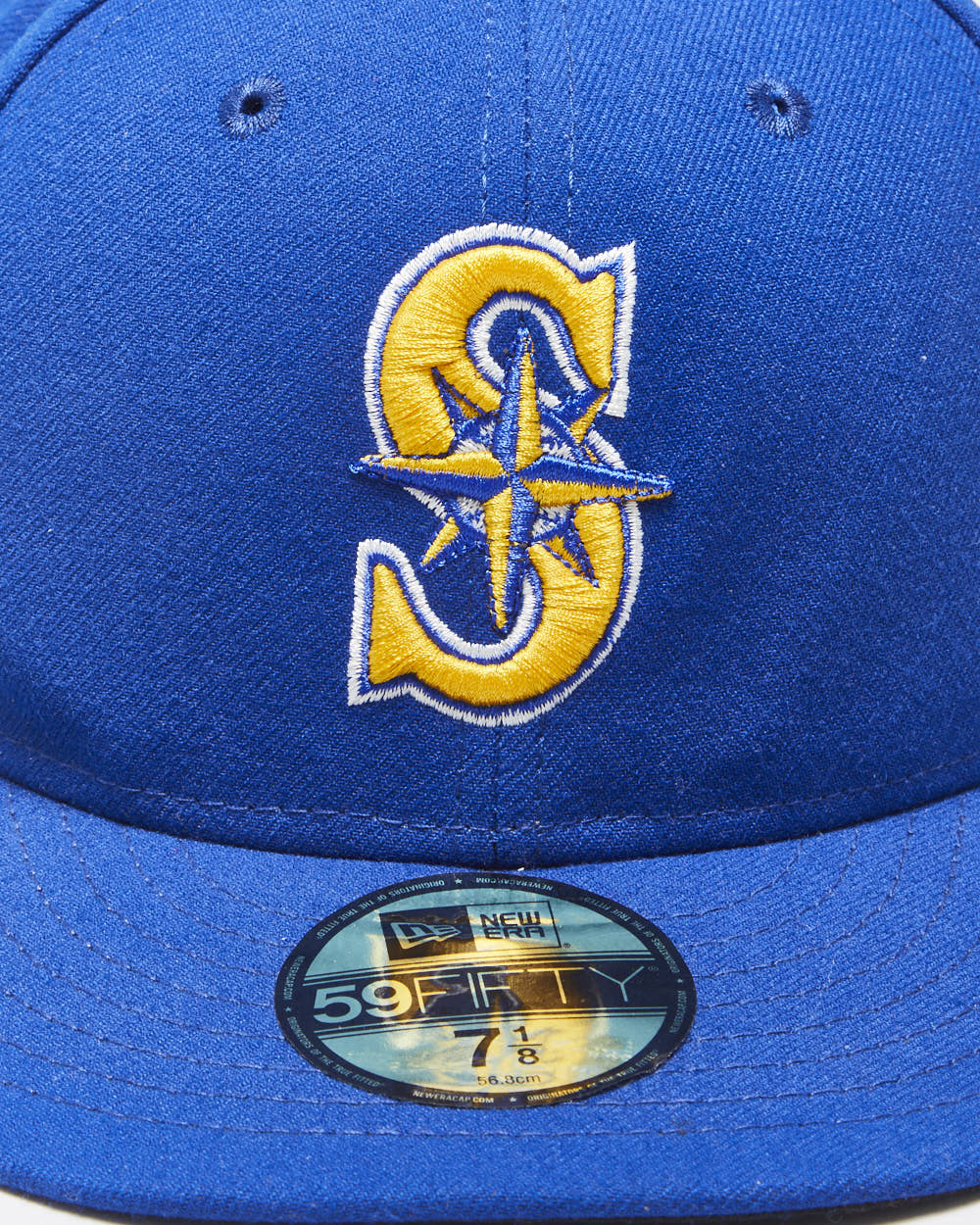 Vintage New Era 59Fifty San Jose Mariners Made In USA MLB Official On Field Fitted Baseball Cap - 7 1/8
