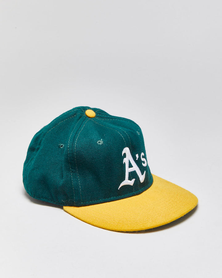 Vintage 1980s New Era Diamond Collection Wool Made In USA MLB Fitted Baseball Cap - 7 1/2