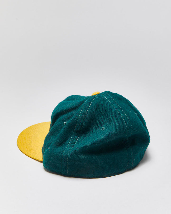 Vintage 1980s New Era Diamond Collection Wool Made In USA MLB Fitted Baseball Cap - 7 1/2