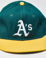 Vintage 1980s New Era Diamond Collection Wool Made In USA MLB Fitted Baseball Cap - 7 1/2