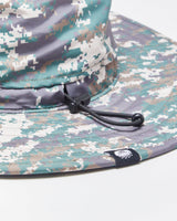 Adidas Golf Digi Camo A-Flex Waterproof Wide Brim Boonie Hat - S/M