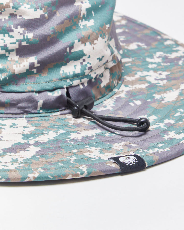 Adidas Golf Digi Camo A-Flex Waterproof Wide Brim Boonie Hat - S/M