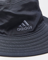 Vintage Adidas Embroidered 3-Stripe Soft Shell Aeroready Boonie Hat - M