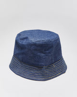 Vintage Jean Paul Gaultier PourVOUS Raw Denim Bucket Hat - S/M