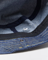 Vintage Jean Paul Gaultier PourVOUS Raw Denim Bucket Hat - S/M