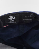 Vintage Stussy Colour Stock Embroidered Flat Brim Snapback - OS
