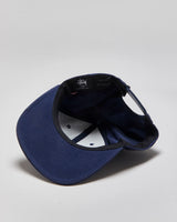 Vintage Stussy Colour Stock Embroidered Flat Brim Snapback - OS