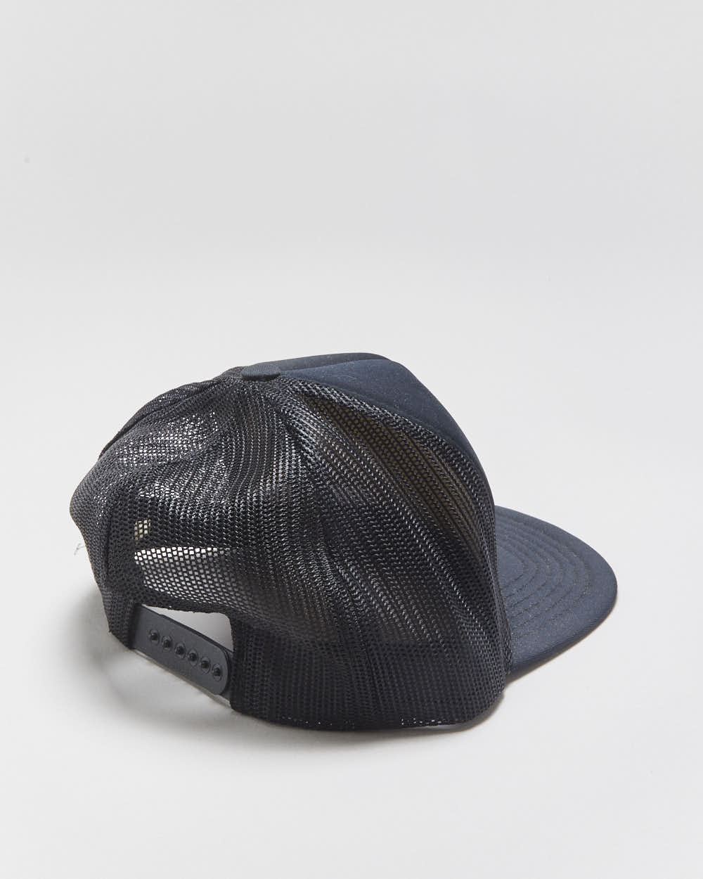 Vintage 1980s Western Stress Patch Flat Brim Trucker Hat - OS