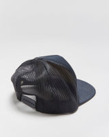 Vintage 1980s Western Stress Patch Flat Brim Trucker Hat - OS