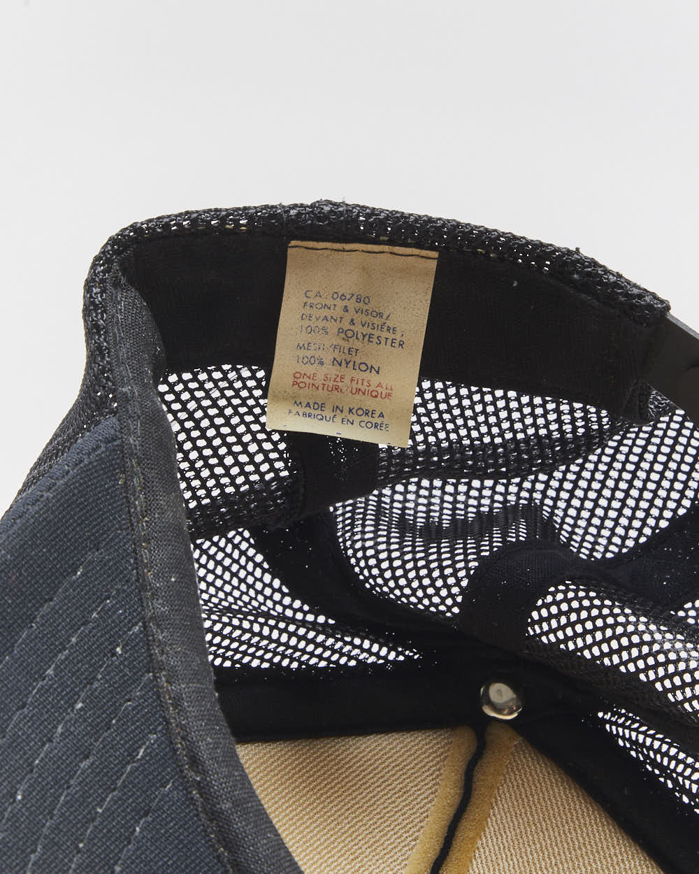 Vintage 1980s Western Stress Patch Flat Brim Trucker Hat - OS