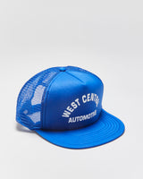 Vintage 1980s West Central Automotive Flat Brim Comda Trucker Hat - OS