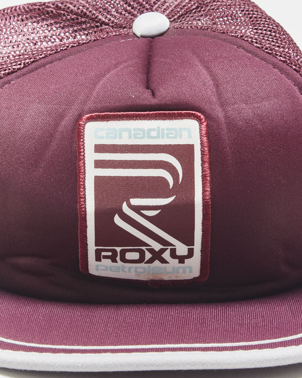 Vintage 1980s Canadian Roxy Petroleum Flat Brim Century 21 Trucker Hat - OS