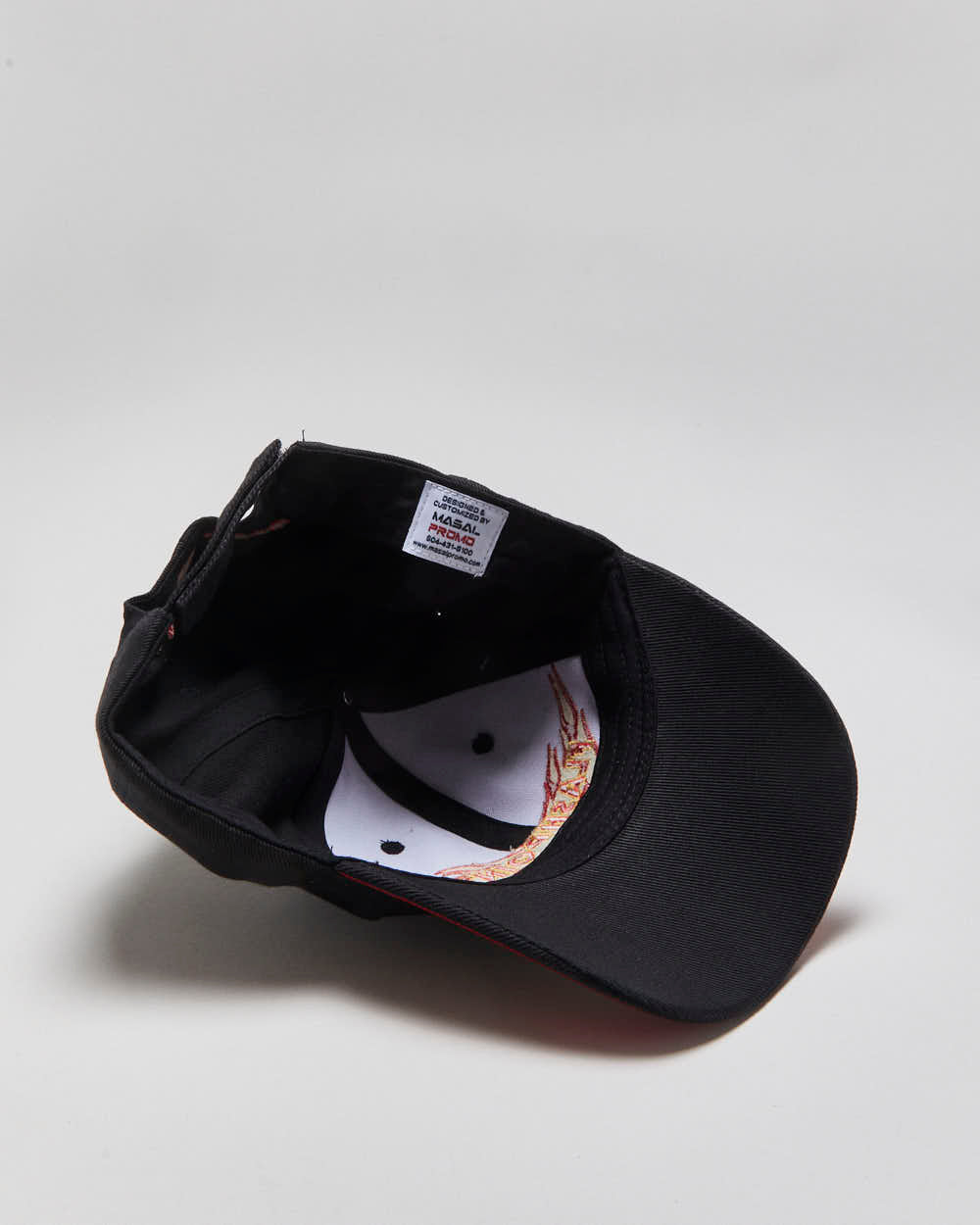 Vintage Y2K 00s Flashpoint Fuels Embroidered Flames Canvas Velcro Baseball Cap - OS