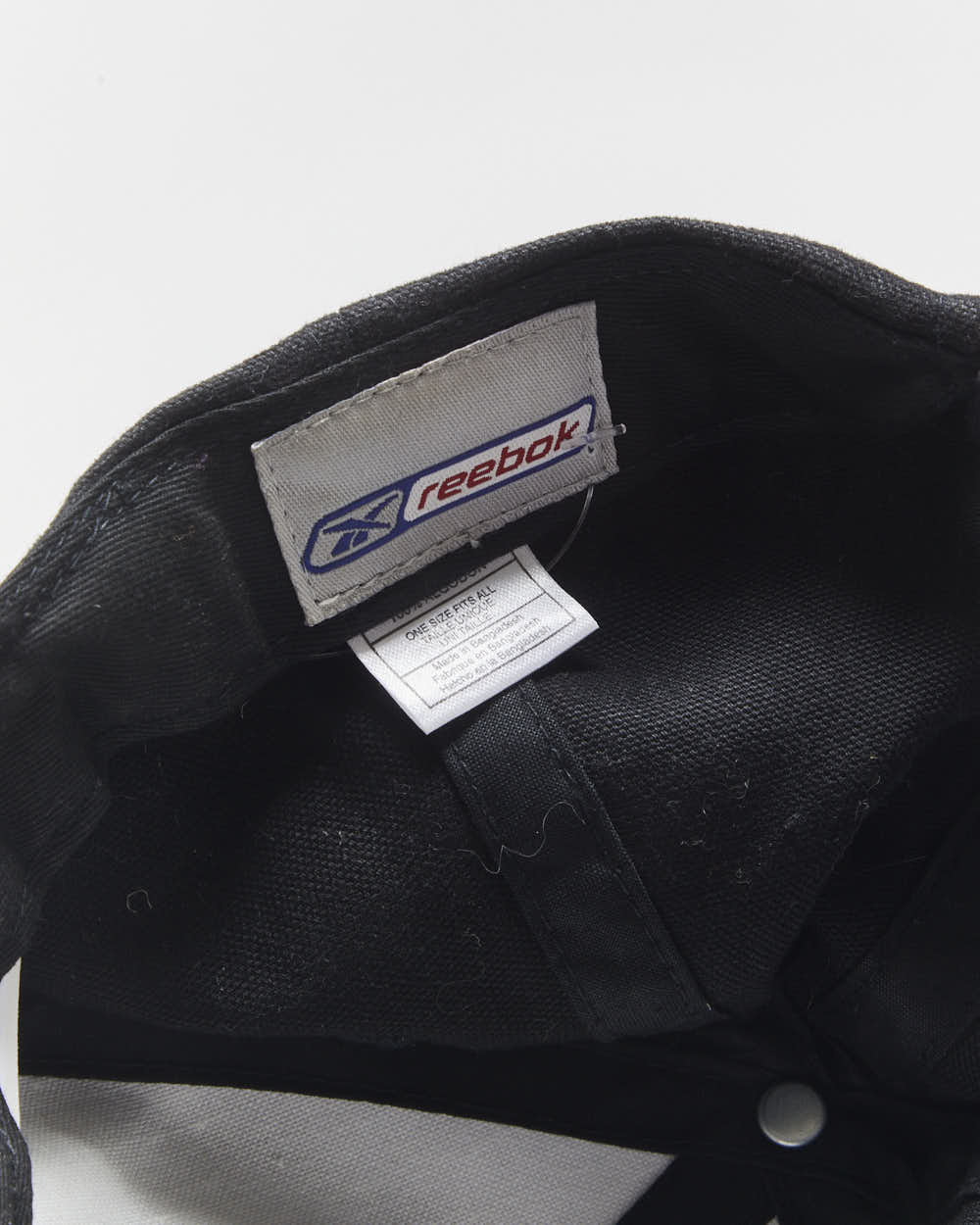 Vintage Y2K 00s Reebok Baltimore Ravens Embroidered Canvas NFL Pro Line Velcro Baseball Cap - OS