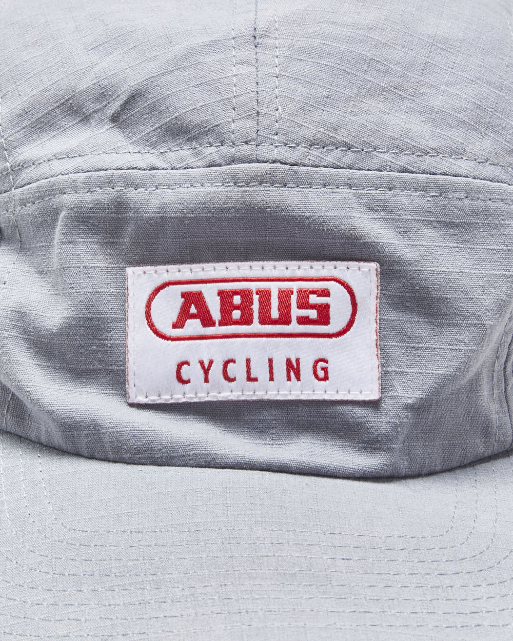 Abus Cycling Grey Canvas 5-Panel Cap - OS