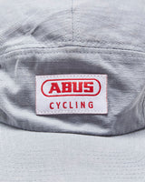Abus Cycling Grey Canvas 5-Panel Cap - OS