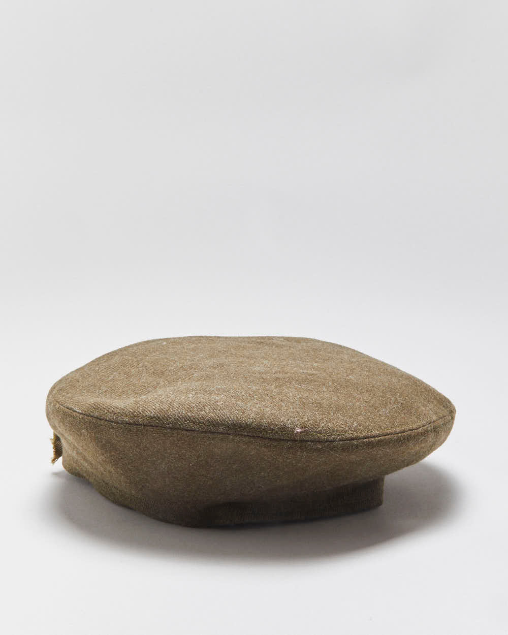 Vintage 1967 Buffalo Hat Khaki Wool Canadian Military Army Beret - 6 7/8
