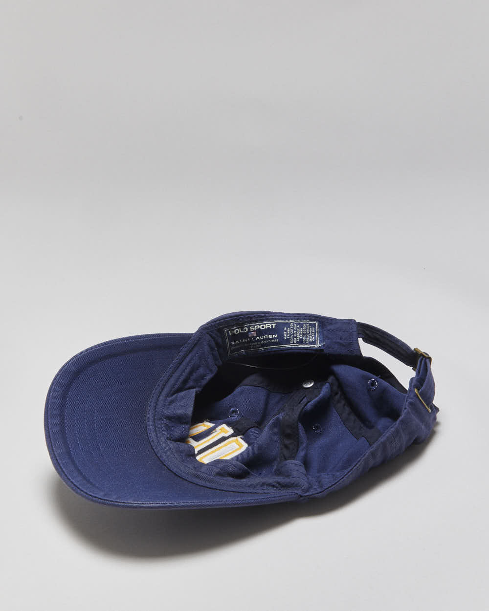 Vintage Y2K 00s Polo Sport Ralph Lauren Embroidered Spell-Out Canvas Baseball Cap - OS