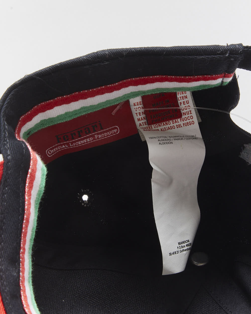 Vintage Ferrari Canvas Baseball Cap - OS