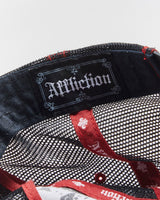 Vintage Y2K 00s Affliction 'Live Fast' Distressed Canvas Trucker Hat - OS