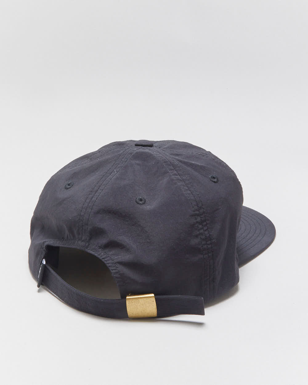 Stussy Smooth Shell Stock Logo Flat Brim Baseball Cap - OS
