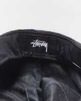 Stussy Smooth Shell Stock Logo Flat Brim Baseball Cap - OS