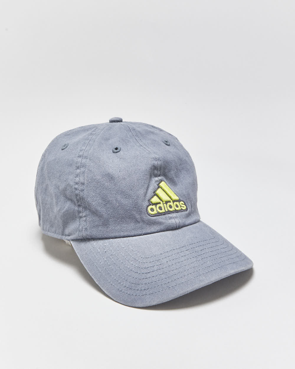 Vintage Y2K 00s Adidas Neon Logo Canvas Climalite Baseball Cap - OS