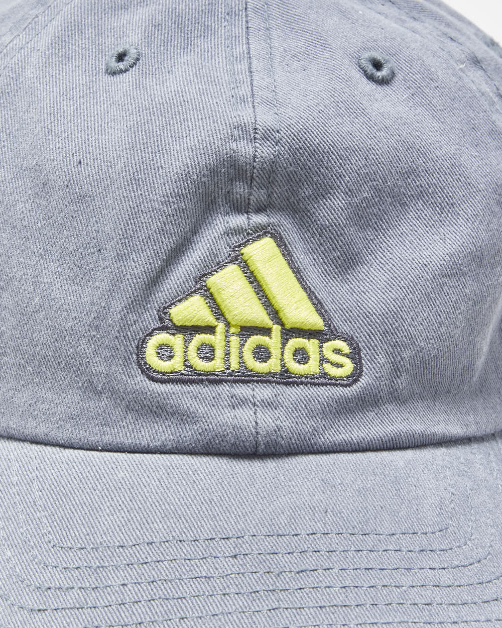 Vintage Y2K 00s Adidas Neon Logo Canvas Climalite Baseball Cap - OS