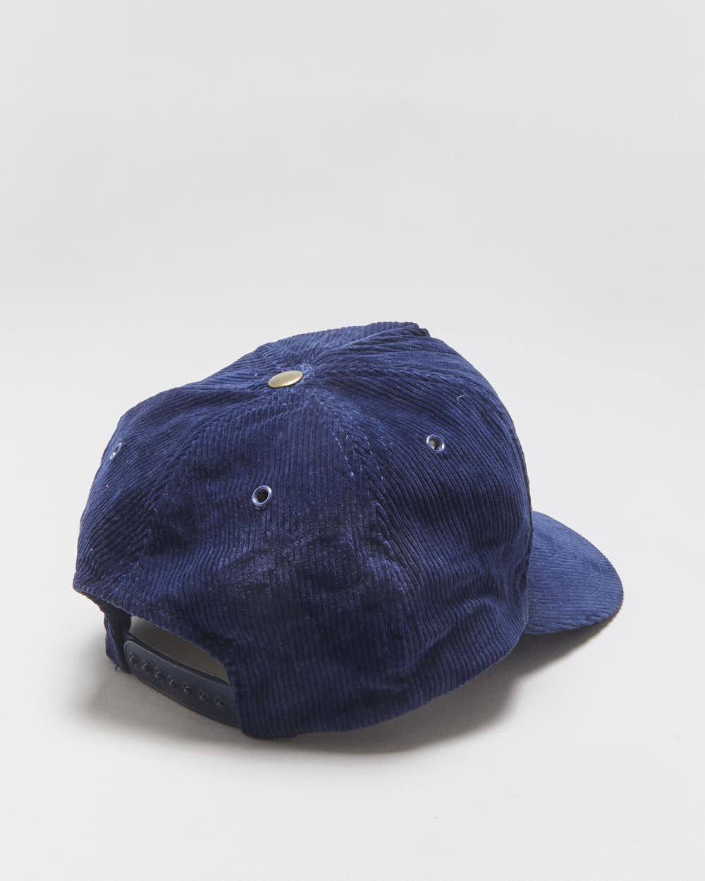 Vintage 1980s Pepsi-Cola Navy Embroidered Rope Peak Snapback Trucker Hat - OS