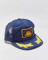 Vintage 1980s Cridlands Patch Golf Leaf Embroidered Wilson Trucker Hat - M/L