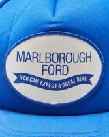 DS Vintage 1980s Marlborough Ford Dealership Alberta Patch Flat Brim Trucker Hat - OS