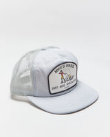 Vintage 1980s Mike's Bike's Calgary Patch Flat Brim Trucker Hat - OS