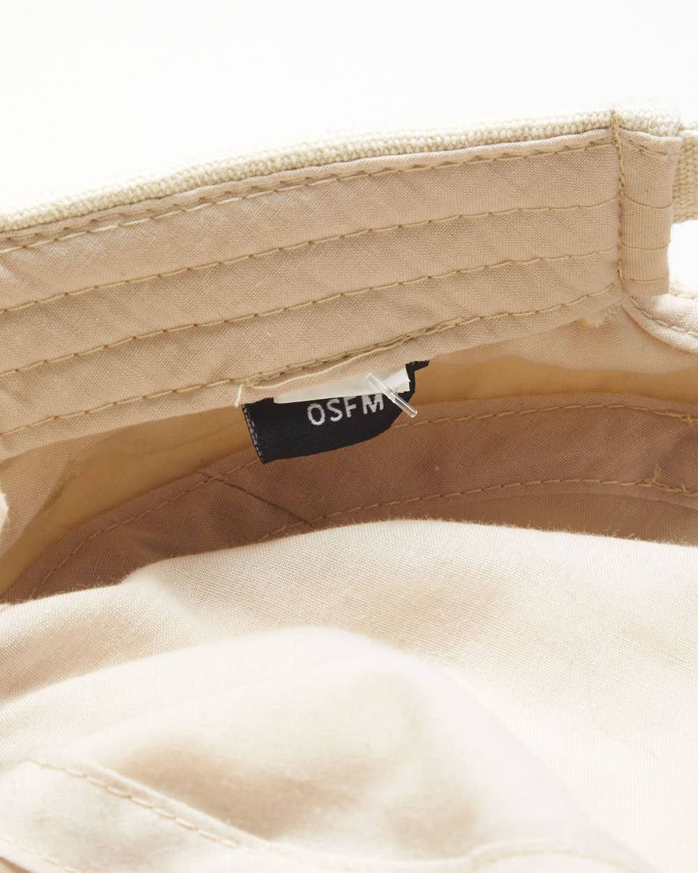 Vintage Y2K 00s Roxy Cream Lace Canvas Army Cap - OS