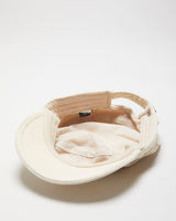 Vintage Y2K 00s Roxy Cream Lace Canvas Army Cap - OS