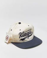 DSWT Vintage 1988 Starter Los Angeles Kings Pure Wool Leather Strap NHL Baseball Cap - OS