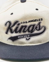 DSWT Vintage 1988 Starter Los Angeles Kings Pure Wool Leather Strap NHL Baseball Cap - OS