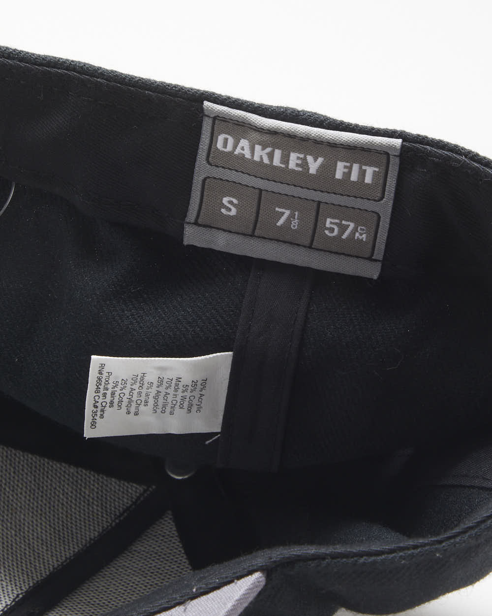 Vintage Y2K 00s Oakley Fit Wool Blend Fitted Baseball Cap - 7 1/8
