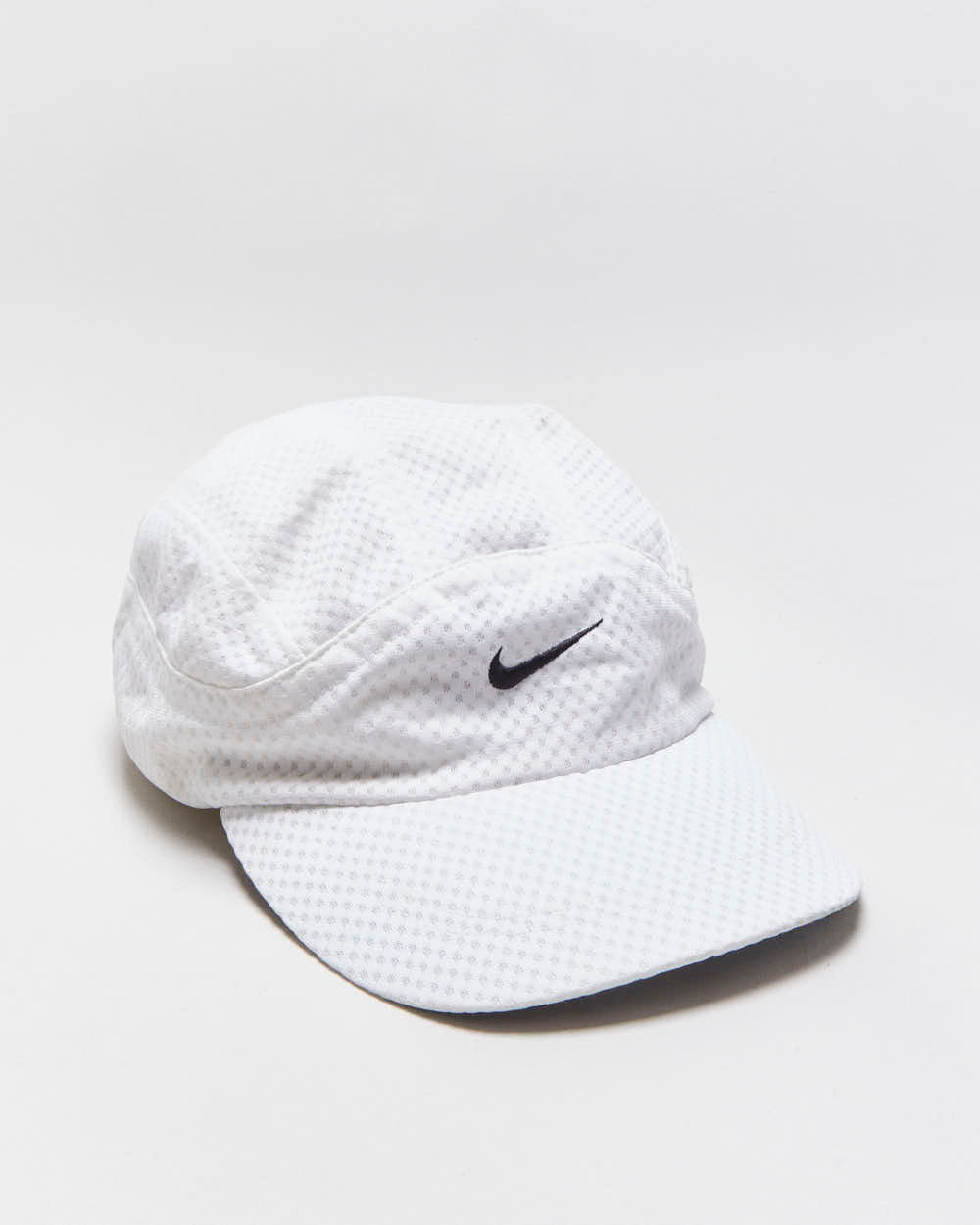 Vintage '2000 Y2K Nike Mesh Shell Curve Brim 5 Panel Tech Cap - M