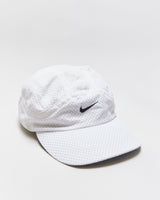 Vintage '2000 Y2K Nike Mesh Shell Curve Brim 5 Panel Tech Cap - M