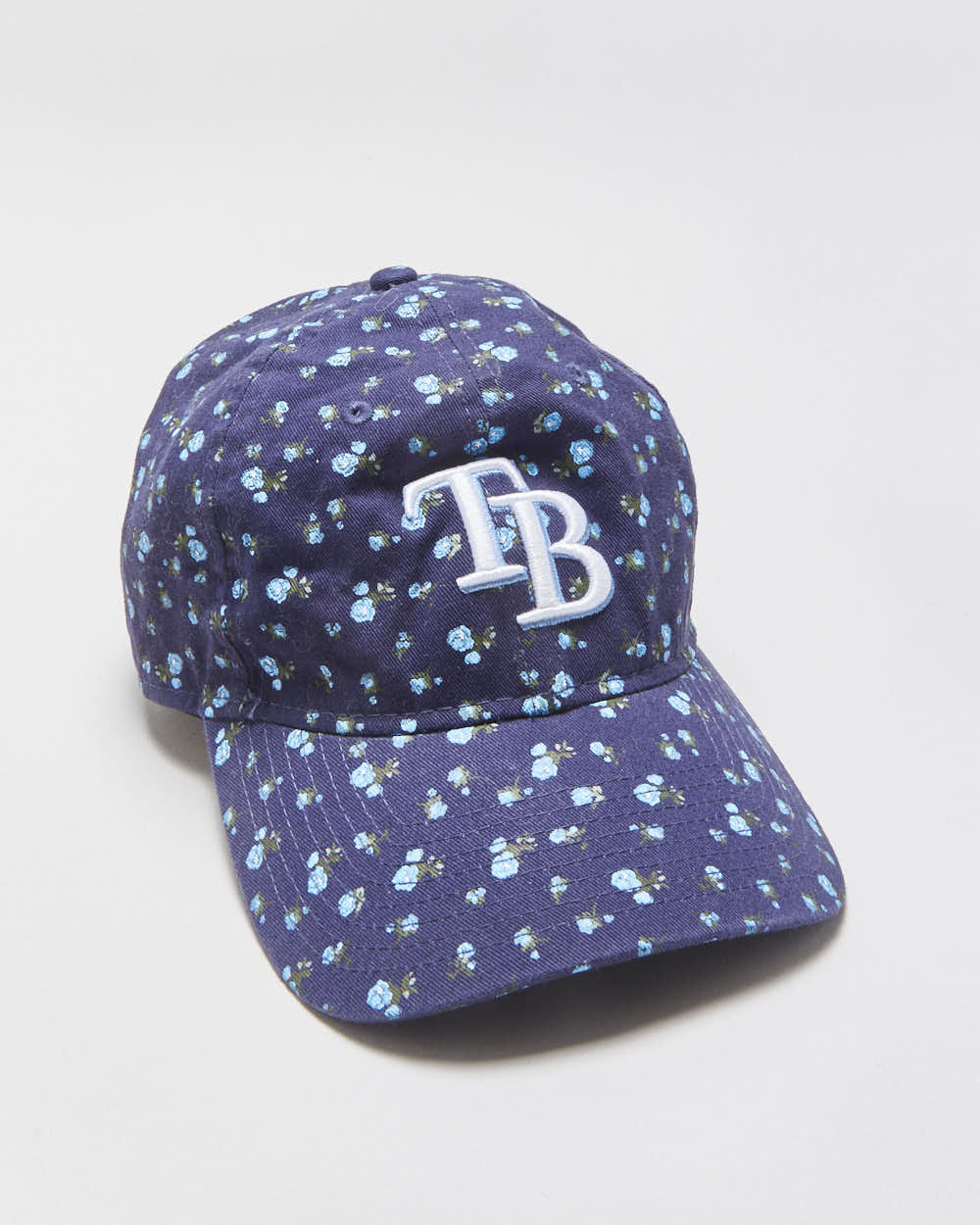 Vintage New Era 9Twenty Tampa Bay Rays Floral Canvas MLB Baseball Cap - OS