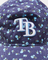 Vintage New Era 9Twenty Tampa Bay Rays Floral Canvas MLB Baseball Cap - OS