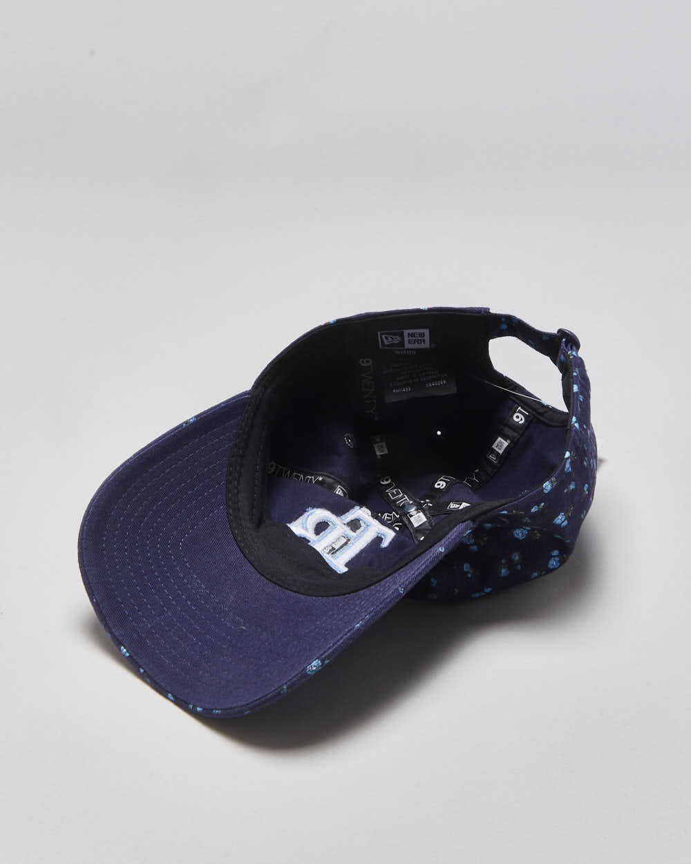 Vintage New Era 9Twenty Tampa Bay Rays Floral Canvas MLB Baseball Cap - OS