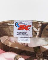 Vintage Y2K 00s Daytona Speedway Baby Pink Realtree Camo Canvas Baseball Cap - OS
