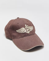 Vintage Breitling Watches Brown Embroidered Canvas Baseball Cap - OS