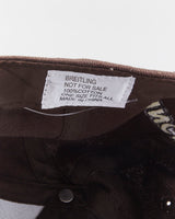 Vintage Breitling Watches Brown Embroidered Canvas Baseball Cap - OS