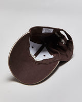 Vintage Breitling Watches Brown Embroidered Canvas Baseball Cap - OS