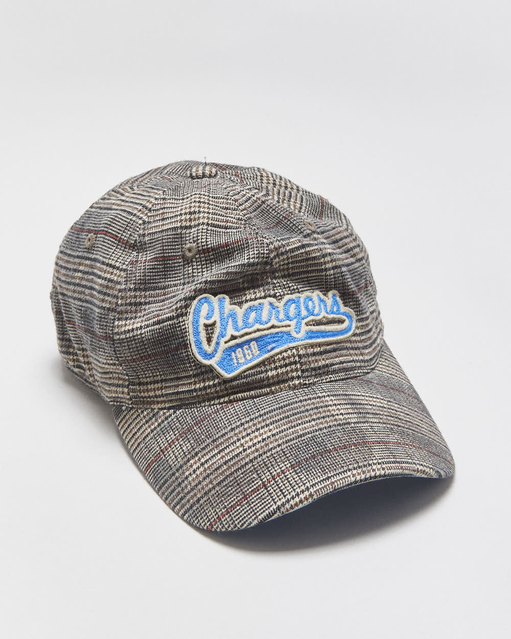 Vintage Y2K 00s Old Orchard Beach By Reebok Los Angeles Chargers Tweed NFL VTG Collection Flex Baseball Cap - OS