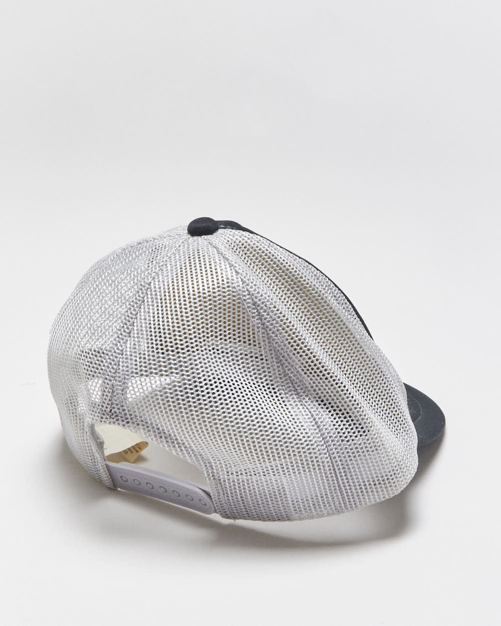 Vintage 1980s Columbia Chrome Flat Brim Trucker Hat - OS
