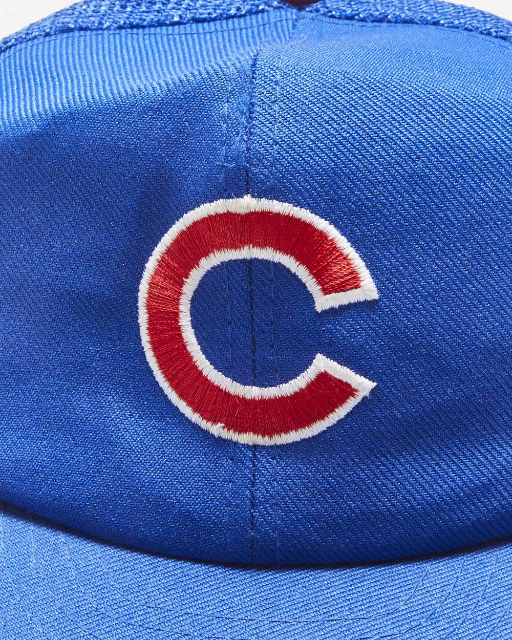 Vintage 1980s ANNCO Chicago Cubs MLB Flat Brim Trucker Hat - M/L